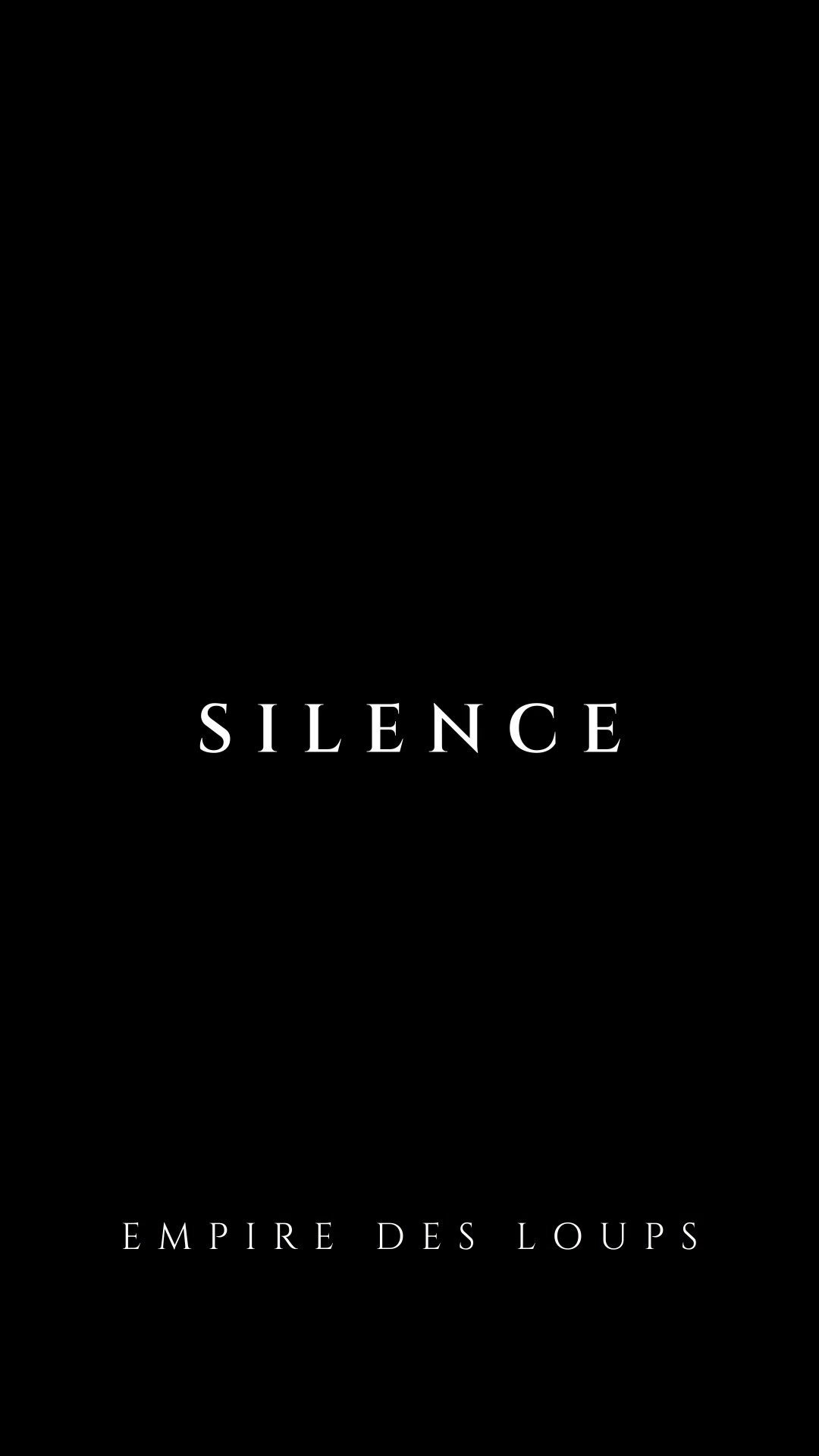 Le poids du silence